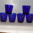 IITTALA FRACK KARTIO KOBOLTSININEN LASI 6 KPL - pikkukuva 1