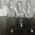 VANHA Valokuva Urheilijat Painijat? PP-seura Tampere 1920-l - pikkukuva 2
