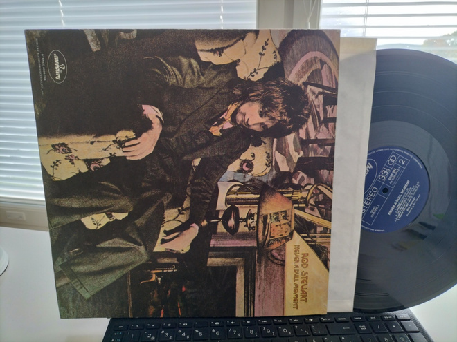 ROD STEWART, Never dull a moment, LP GER -72 HIENO !!
