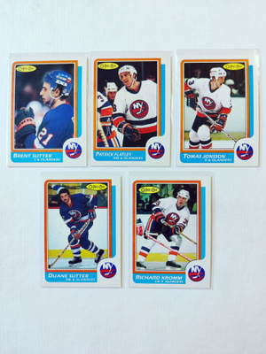 86-87 Opc - New York Islanders 5kpl