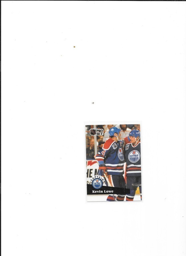 1991-92 ProSet #572 Kevin Lowe Edmonton Oilers