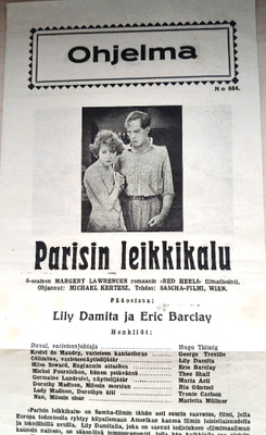 Pariisin leikkikalu elokuvan käsiohjelma