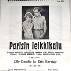 Pariisin leikkikalu elokuvan käsiohjelma - pikkukuva 1