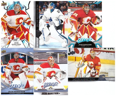 6 x Maalivahti JACOB MARKSTRÖM Flames, Canucks