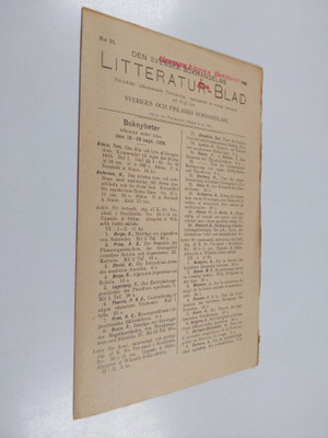 Den svenska bokhandelns littelatur-blad 15/1906