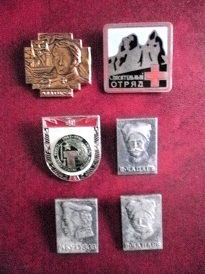 CCCP pinssit 6 kpl