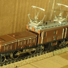 Märklin klassikko ruskea krokotiili sähköveturi - pikkukuva 1