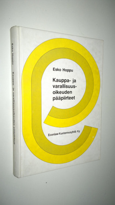 Esko Hoppu : Kauppa- ja varallisuusoikeuden pääpiirteet