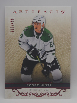 2021-22 Artifacts Ruby Roope Hintz /499