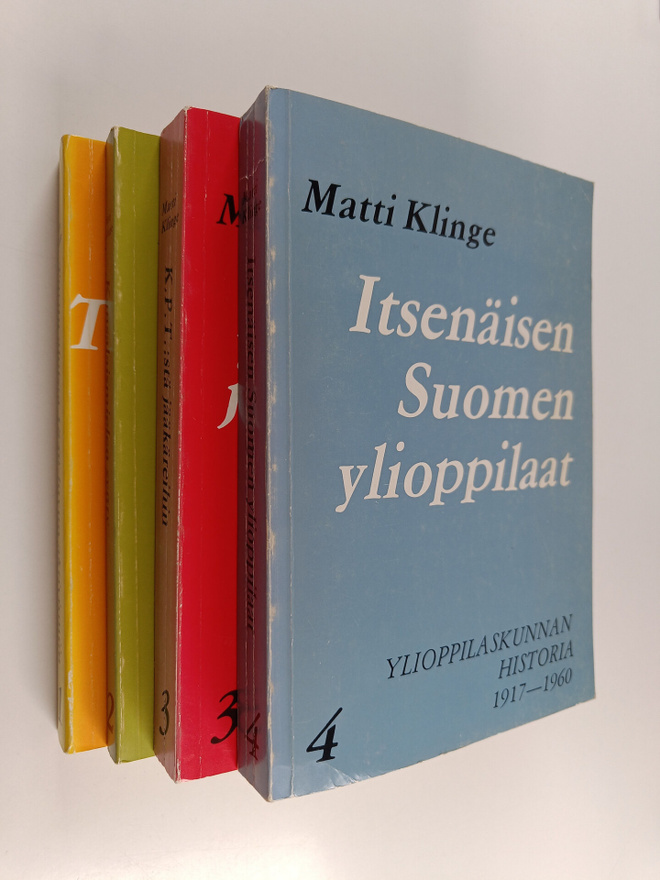 Matti Klinge : Ylioppilaskunnan historia 1-4
