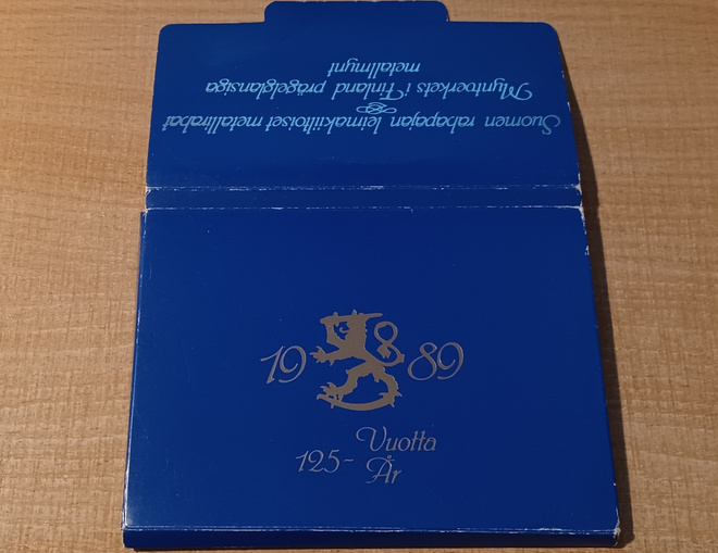 Markkarahasarja 1989 Rahat UNC ja muovit OK