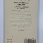 Horace ym. : Classical literary criticism : On the art of... - pikkukuva 2