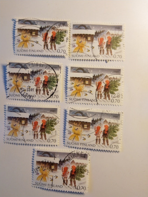 Postimerkki Joulumerkki 1981