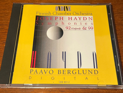 Paavo Berglund / FCO - Haydn: Symphonies 92 & 99 Ondine 1993
