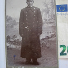 CDV kuva Sotilas? Virkamies? Erikoiset Napit Kokardi 1900-l - pikkukuva 1