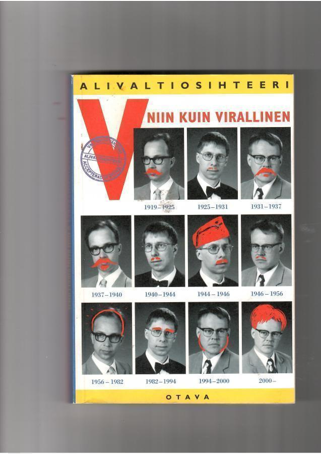 ALIVALTIOSIHTEERI: V niin kuin virallinen