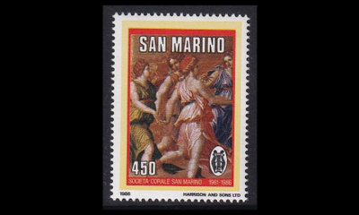 San Marino 1349 ** Kuoroliitto 25v (1986)