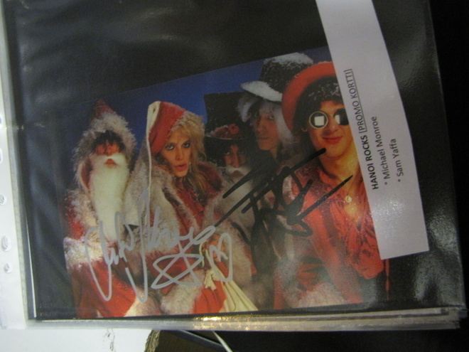 HANOI ROCKS VANHA PROMOPOSTIKORTTI +2 NIMMARIA