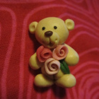 Rintaneula / Nalle kork. 3 cm - pikkukuva 1