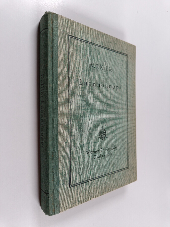 V. J. Kallio : Luonnonoppi keskikouluja varten