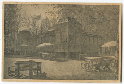 Pori Kirjurinluodon ravintola, 1940-luvun postikortti