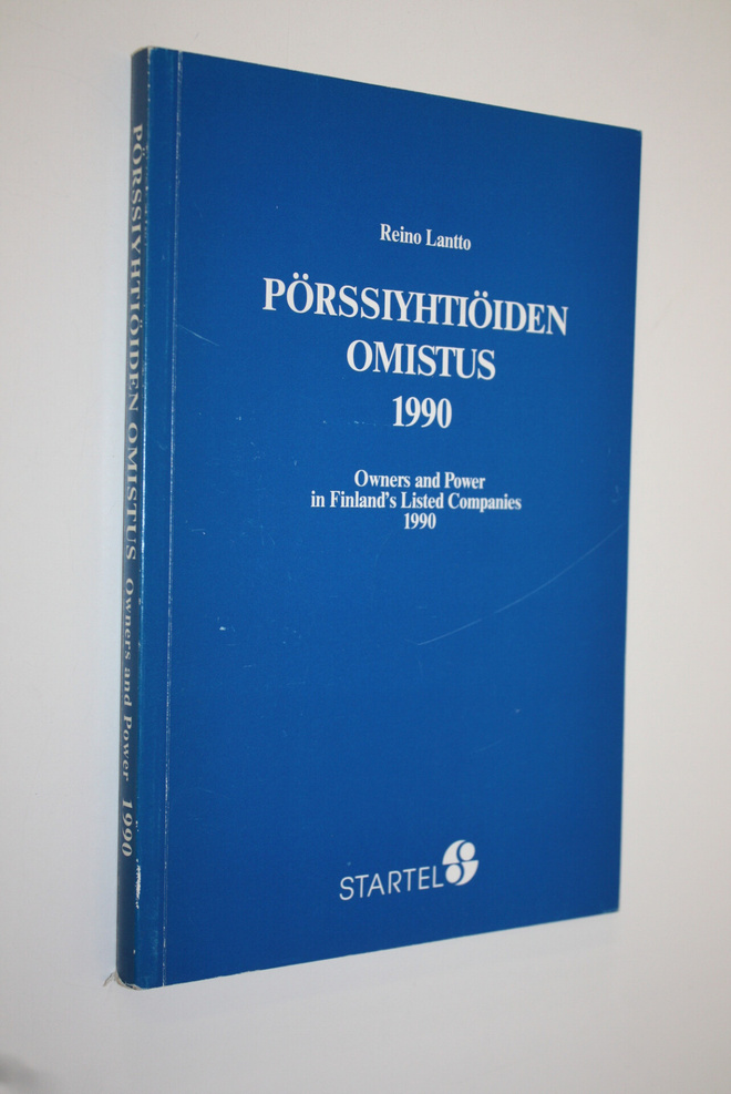 Reino Lantto : Pörssiyhtiöiden omistus 1990 = Owners and ...