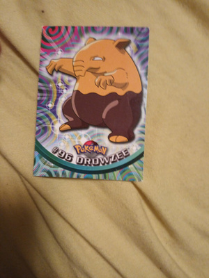 Drowzee #96 Pokemon Topps TV Animation Edition card