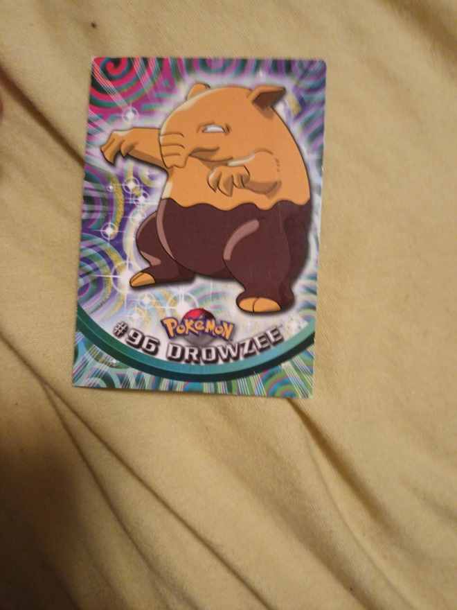 Drowzee #96 Pokemon Topps TV Animation Edition card