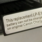LP-E17 1500mAh akku Canon-kameraan - UUSI - - pikkukuva 3