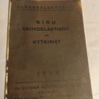 sisu varaosaluettelo vaihdelaatikot ja kytkimet 1938 - pikkukuva 1