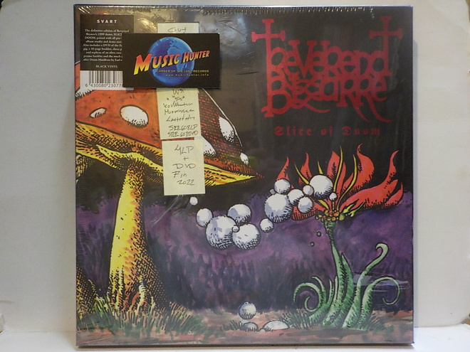 REVEREND BIZARRE - SLICE OF DOOM "SS" UUSI 4LP + DVD BOX SET