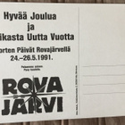 Mannerheim-postikortti 1991 RUL Nuorten Päivät HARVINAISUUS! - pikkukuva 2