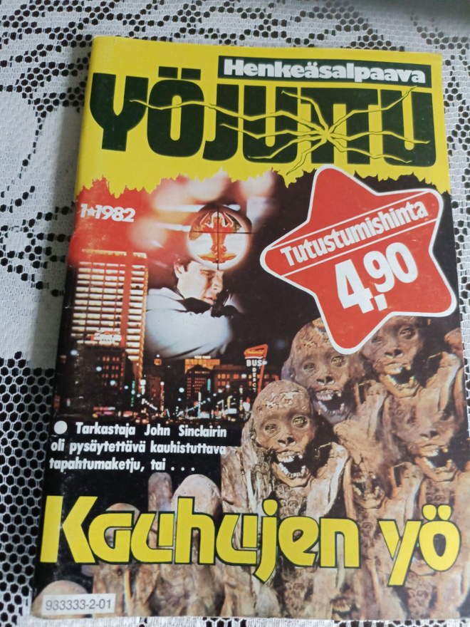 Yöjuttu 1/82, lukematon, eka numero