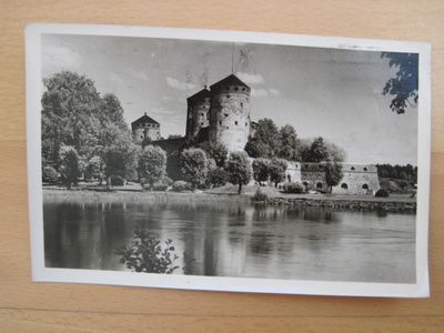 VANHA Postikortti Savonlinna 1958
