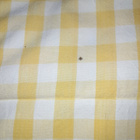 Keltavalkoruudullinen puuvillaverho tankokujalla, 145 x 165 - pikkukuva 5