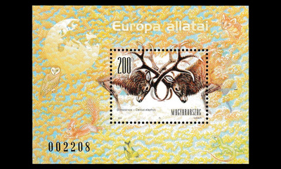 Unkari 4673BL262 ** Euroopan eläimistö (2001)