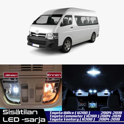 Toyota Commuter / Ventury (H200) Sisätilan LED-s