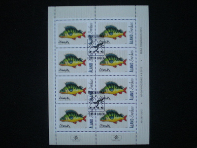 FDC-leimattu postimerkkiarkki Minun Ahvenanmaani - LaPe 7