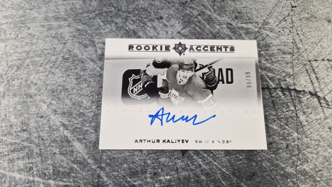 Arthur Kaliyev 2020-21 Ultimate Rookie Accents