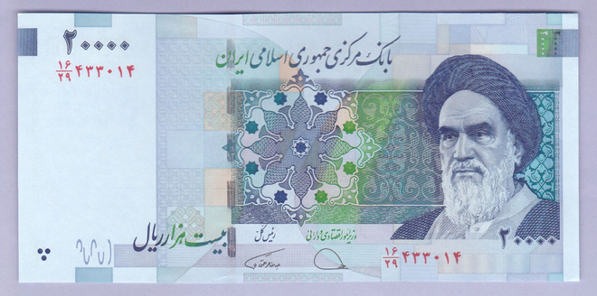 Iran 20000 Rials v.2019 UNC P-153d (Hemmati-Dejpasant)