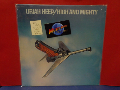 URIAH HEEP - HIGH AND MIGHTY EX-/EX- 1ST UK -76 PRESS LP