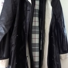 Musta Junge Syystakki / Trench-coat / Trenssi - koko 38 - pikkukuva 1