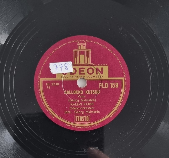 Savikiekko 1957 - Kalevi Korpi - Odeon PLD 159
