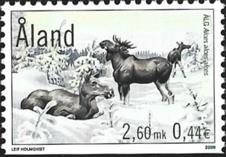Åland 2000  ÅV 8  Hirvet  2,60 mk ** LaPe 174