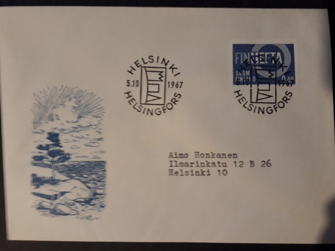 1967  Hki - Lippunäyttely