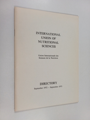 International union of nutritional sciences directory : s...