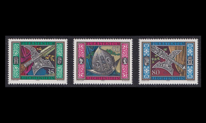 Liechtenstein 890-2 ** Vartioaseita (1985)