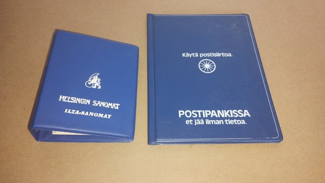Postipankki+ Helsingin Sanomat MUOVIKANSIOT 1990-luku