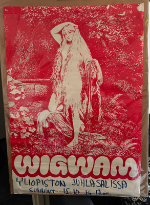 Wigwam juliste keikkajuliste 1972