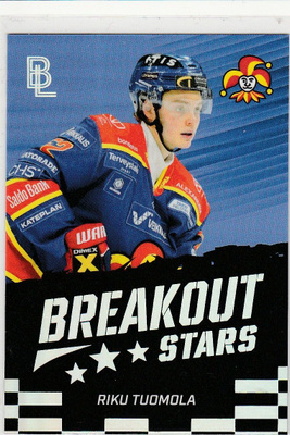 2026/27 Blueline Breakout Stars Holofoil Tuomola Jokerit /40